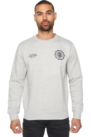 Duck and Cover Heren Keyaan Crew Neck Sweatshirt (Grijze Mergel)