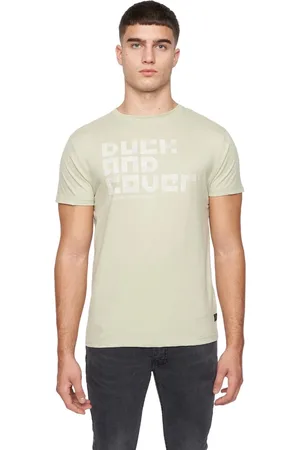 Duck and Cover Heren kalend T-shirt (Salie)