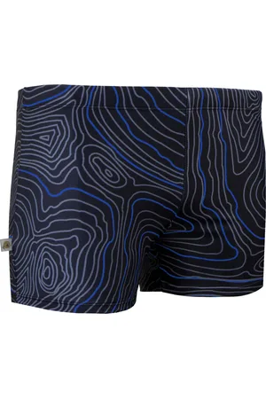 Guggen Mountain Zwemshorts voor Heren, Strakke Gestreepte Boxershorts