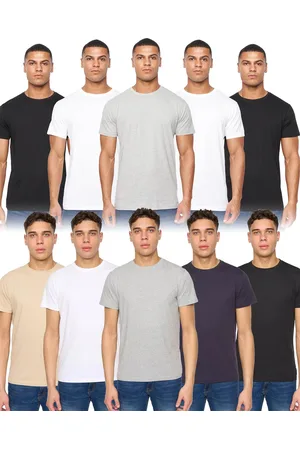 Duck and Cover Heren Caplaz & Frankinz T-Shirt (Set van 10) (Veelkleurig)