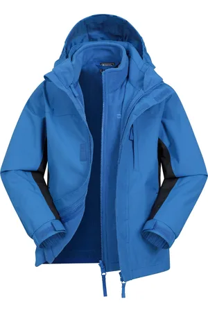 Mountain Warehouse Kinder/Kids Cannonball 3 in 1 Waterdichte Jas (Kobalt)
