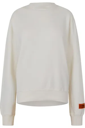 Heron Preston Dames/Dames Logo Gerecycled Katoenen Sweatshirt Ronde Hals