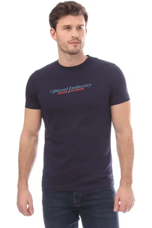 Diesel Heren T Diegor Slim T-Shirt (Marine)