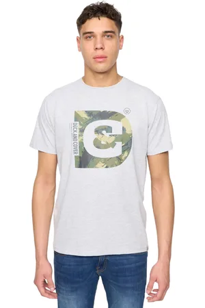 Duck and Cover Heren Deecee T-Shirt (Grijze Mergel)