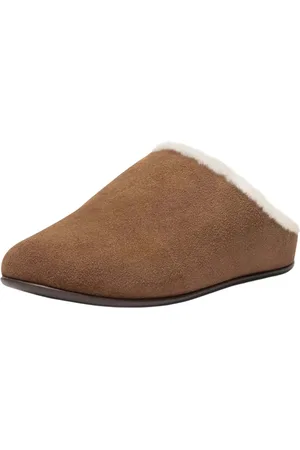FitFlop Dames/Dames Chrissie Suede Slippers (Tan)