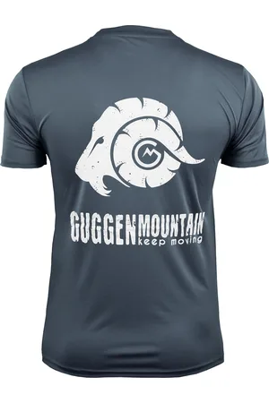 Guggen Mountain Heren Fitness Functioneel T-shirt met Logo Sport Outdoor