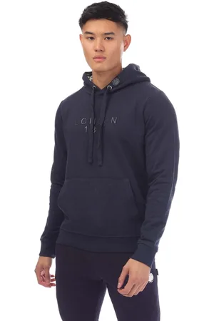 Aquascutum Heren Hoodie (Marine)