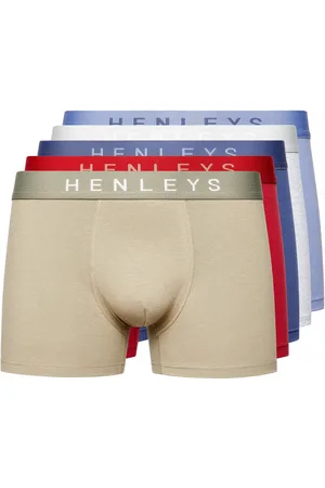 Henleys Heren Motley Boxershorts (Set van 5) (Veelkleurig)