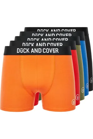 Duck and Cover Heren Thriller Boxershorts (Set van 5) (Veelkleurig)