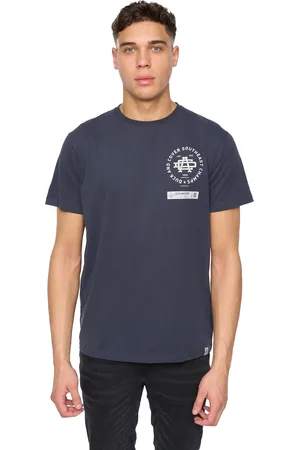 Duck and Cover Heren Chellforth T-Shirt (Marine)