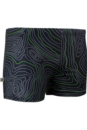 Guggen Mountain Zwemshorts voor Heren, Strakke Gestreepte Boxershorts