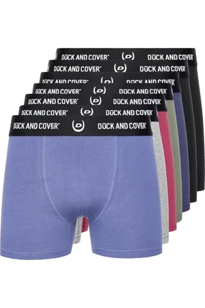 Duck and Cover Heren Anvilli Boxershorts (Set van 7) (Veelkleurig)
