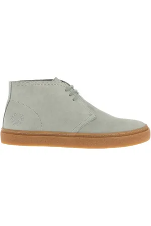 Fred Perry Heren Hawley Suede Trainers (Lichtblauw)