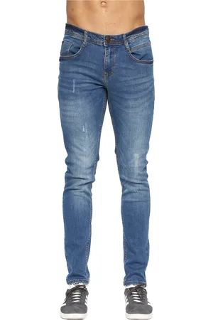 Duck and Cover Heren Tranfold Slim Jeans (Stone Wash)