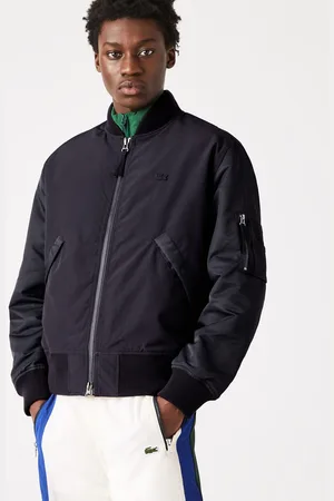 Lacoste Heren Bomberjack met volledige rits in marine