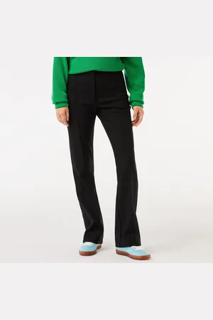 Lacoste Dames Hoge Taille Uitlopende Jurkbroek in
