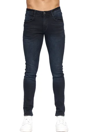 Duck and Cover Heren Maylead Slim Jeans (Blauw Zwart)