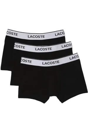 Lacoste Trunk Herenslips met tailleband met logo in een set van 3 stuks