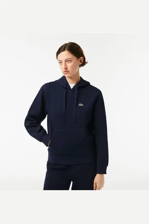 Lacoste Dames Loose Fit Katoenmix Hoodie in