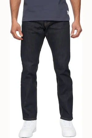 Duck and Cover Heren Hydras Straight Leg Jeans (Rauwe was)