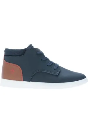 Original Penguin Miles enkellaarsjes voor kinderen (Marine)