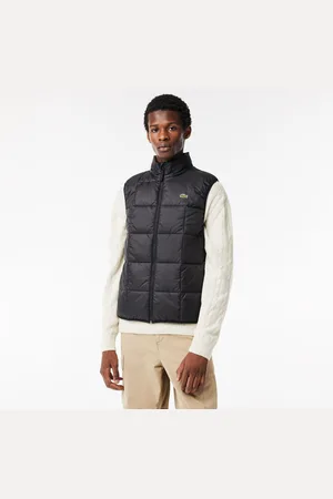 Lacoste Heren Lichtgewicht Gewatteerd Gilet met Capuchon in