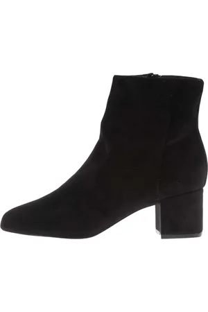 Dune Dames/Dames Suede Blokhak Enkellaarsjes