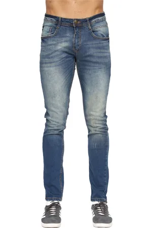 Duck and Cover Heren Tranfold Slim Jeans (Blauw getint)