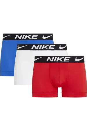 Nike Heren Essential Micro Dri-FIT Boxershorts (Set van 3) ( /Wit/Blauw)