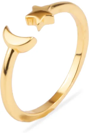 Luxenter Onsah ring, 18 karaat geelgoud afwerking