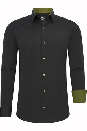Rusty Neal Zakelijk overhemd Slim Fit Premium Katoen-Stretch