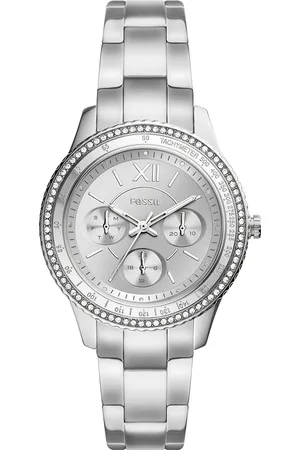 Fossil Stella Sport dameshorloge Zilverkleurig ES5108