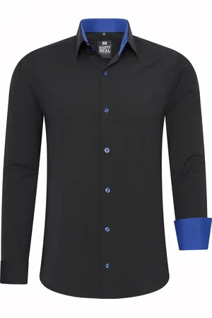 Rusty Neal Zakelijk overhemd Slim Fit Premium Katoen-Stretch