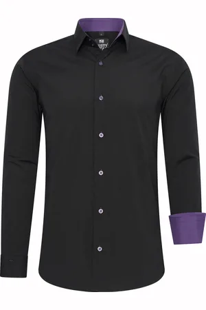 Rusty Neal Zakelijk overhemd Slim Fit Premium Katoen-Stretch