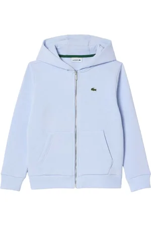 Lacoste Kinder/Kids Kangoeroezak Hoodie met volledige rits