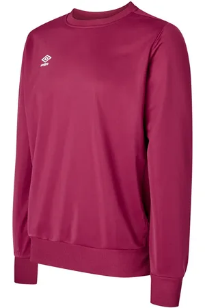Umbro Kinder/Kinder Polyester Sweatshirt (Nieuw Claret)