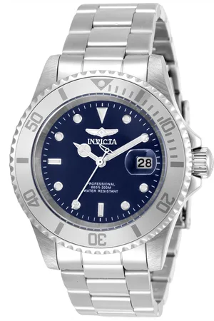 Invicta Pro Diver 34023 Heren Horloge - Quartz Uurwerk - Roestvrij Staal met blauwe Wijzerplaat - 40mm