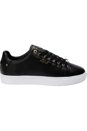 SikSilk Klassieke synthetisch leren D-ring voor volwassenen ( /Goud)