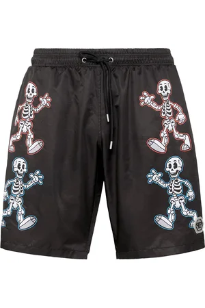 Philipp Plein Zwembroek Skeleton