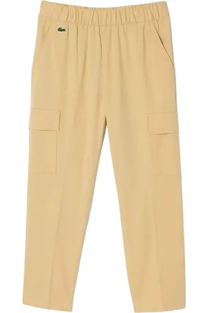 Lacoste Lichtgewicht kinder/kinder Gabardine Cargo Broek (Natuurlijk)