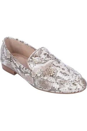 Dune Dames/Dames Georgiee Leren Loafers (Metaal)