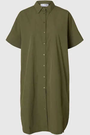 SELECTED Katoenen Blousejurk