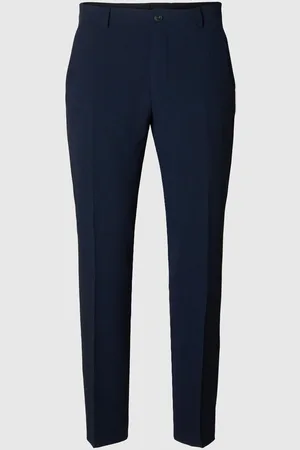 SELECTED Slim Fit Seersucker Pantalon