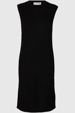 SELECTED Gebreide Midi Jurk
