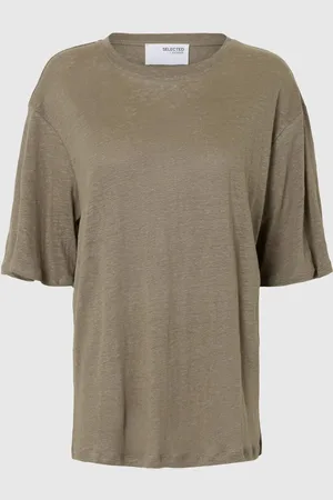 SELECTED Linnen T-shirt