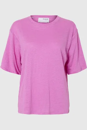 SELECTED Linnen T-shirt