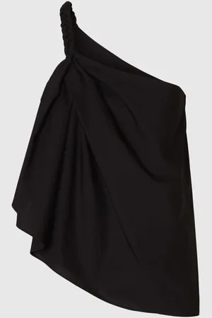 SELECTED Gevlochten One-shoulder Top