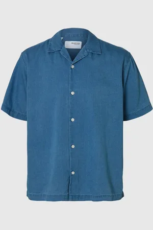 SELECTED Korte Mouwen Spijkerblouse