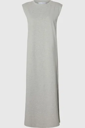 SELECTED Mouwloos Maxi Jurk