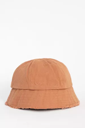 Sissy-Boy Dames Buckethat - Bruine canvas bucket hat